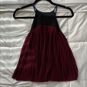 High neck flowy shirt